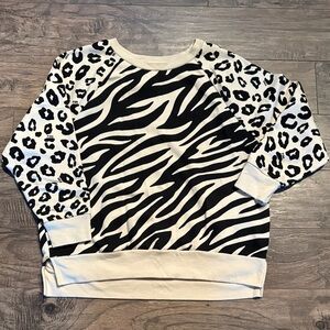 Animal Print Sweatshirt
